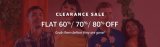 Get upto 70% off on Fashion – Clearance Sale
