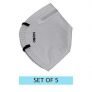 Amazon Brand – Solimo N95 Anti-Pollution Mask, Set of 5