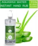 Aqua Shui Water Hand sanitizer with 70% IPA and vitamin E, (Pack of 1)  Bottle (550 ml) Hand Rub Pump Dispenser(550 ml)