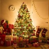 Collectible India 5 Feet Christmas Xmas Tree with Light, 88 Decoration Ornaments, Garland – X-mas Tree Combo for Home Decoration with Props- Christmas Decoration – Christmas Gifts (5)