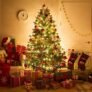 Collectible India 5 Feet Christmas Xmas Tree with Light, 88 Decoration Ornaments, Garland – X-mas Tree Combo for Home Decoration with Props- Christmas Decoration – Christmas Gifts (5)