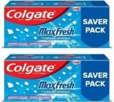 Colgate MaxFresh Anticavity Gel, Peppermint Ice Toothpaste(600 g, Pack of 2)