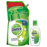 Dettol Germ Protection Liquid Handwash Refill, Original – 750 ml with Dettol Instant Hand Sanitizer – 50ml