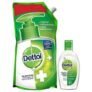 Dettol Germ Protection Liquid Handwash Refill, Original – 750 ml with Dettol Instant Hand Sanitizer – 50ml