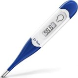 Dr Trust (USA) Waterproof Flexible Tip Digital Thermometer (White)