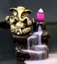 eCraftIndia Lord Ganesha Smoke Backflow Cone Incense Holder Decorative Showpiece with 10 Free Smoke Backflow Scented Cone Incenses