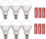 Eveready 10 W Round B22 LED Bulb  (White, Pack of 6)