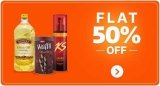 Flipkart Supermart Daily Needs Minimum 50% off + Bank Offer