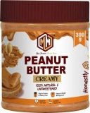 Muchmore All Natural Peanut Butter (Creamy) | Unsweetened | 30g Protein | Non GMO | Gluten Free | Cholesterol Free (300g) 300 g
