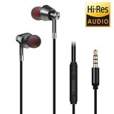 OHUMLABS™ Earbuds Ear Buds in Ear Headphones Wired Earphone with Microphone Mic