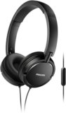 Philips SHL5005/00 Wired Headset with Mic(Black, On the Ear)