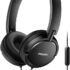 Amazon Basics Double Braided Nylon USB Type-C to Type-A 2.0 Male Cable for Laptop, 3 feet, Dark Grey