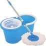 Pick & Ship Spin Bucket Mop with 2 Refills- Super Absorbent Refills for All Type of Floors, 360 Degree Spin Bucket, 180 Degree Bendable Handle, for Perfect Cleaning (Color May Vary)