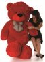 3 feet teddy bear  – 91.55 cm(Red)