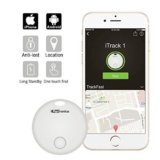 Portronics POR-130 iTrack 1 Smart Lost Item Tracker, Bluetooth Mini Tracking Device – Keys, Wallets, Luggage, Pet Finder (White)