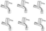 Prestige Turbo Bib Cock Tap – Pack of 6 Bib Tap Faucet(Wall Mount Installation Type)