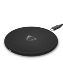 RAEGR Arc 400 Type-C PD Qi-Certified 10W/7.5W Wireless Charger with Fireproof ABS for iPhone11/11Pro/11Pro Max/Xs/Xs MAX/XR/X/8/8Plus, Galaxy S20+/Note10/Note10+/S10/S10Plus/S10E/Note9/S9 (Black)