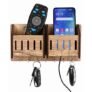 Sehaz Artworks 2-Pocket-WT-KeyHolder Wooden Key Holder (7 Hooks)
