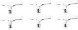 Syska 10W B22 T-BULB Straight Linear LED Tube Light(White, Pack of 6)
