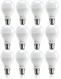 Syska SSK-SRL-9W-Base B22 9-Watt Unbreakable LED Bulb (Pack of 12, Cool Day Light)