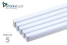 Syska SSK-T5-18W 18-Watt LED Tube Light (Pack of 5, Cool Day Light)