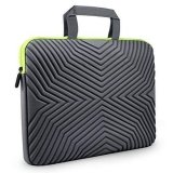 Tizum Laptop Bag Sleeve Case Cover for 15/15.6-Inch Laptop MacBook | Designer Neoprene (Grey)
