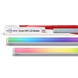 Wipro 20W Smart LED Batten (16 Million Colors + Warm White/Neutral White/White) (Compatible with Amazon Alexa and Google Assistant)