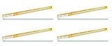 Wipro 22-Watt Mushroom LED Batten (Pack of 4, White)